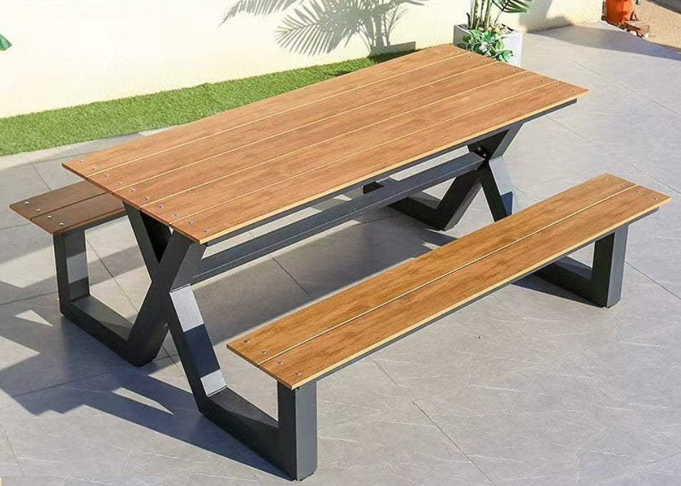 Lemoine Outdoor Rect Dining Set