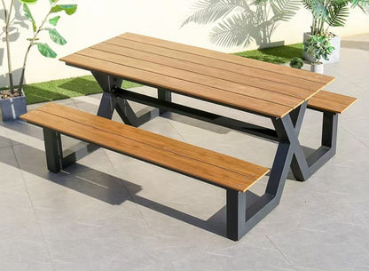 Lemoine Outdoor Rect Dining Set