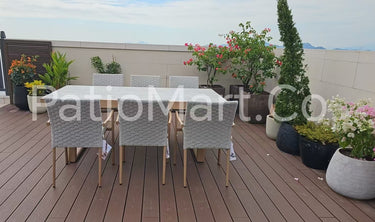 Couture Jardin | Lounge | Outdoor Together Extension Dining Set