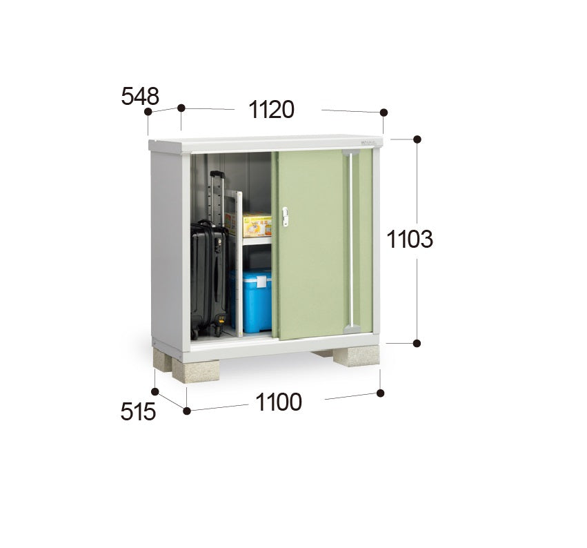 *預購* 稻葉牌戶外儲物櫃 Inaba MJX-115B (W1120xD548xH1103mm) 0.677m3