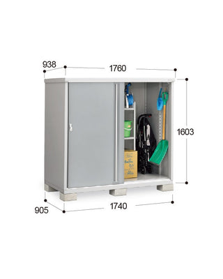*Pre-order* Inaba Outdoor Storage MJX-179D (W1760xD938xH1603mm) 2.646m3 (+12% Installation Charge)