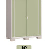 Inaba outdoor storage cabinet featuring a sleek design for outdoor use, waterproof and sun-resistant, made in Japan. / Inaba 戶外儲物櫃，具有流線型設計，適合戶外使用，防水防曬，產自日本。 / Inaba 户外储物柜，具有流线型设计，适合户外使用，防水防晒，产自日本。