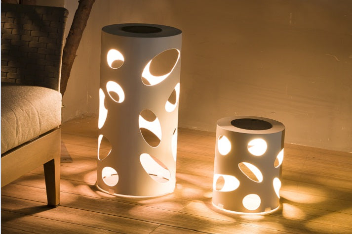 Couture Jardin | Illumi | Ovalia Outdoor Solar Lamp - Short Size