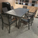 Outdoor Dinning set with aluminum frame