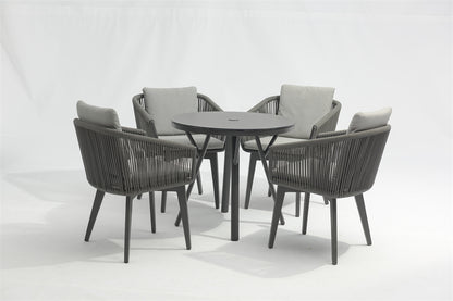 Couture Jardin | Yes | Outdoor Round Table with Diva Armchair Set