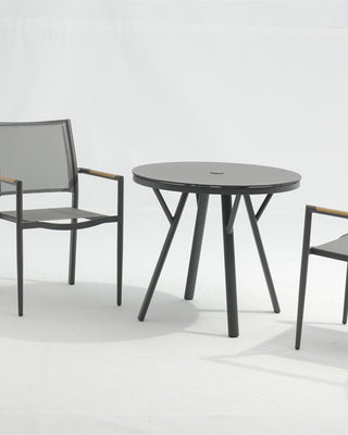 Couture Jardin | Yes | Outdoor Round Table with Polo Ant Armchair Set