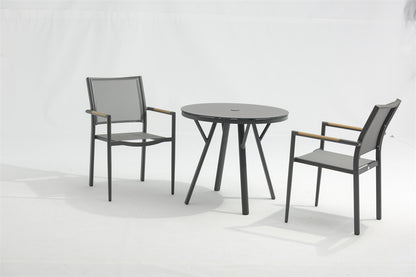 Couture Jardin | Yes | Outdoor Round Table with Polo Ant Armchair Set