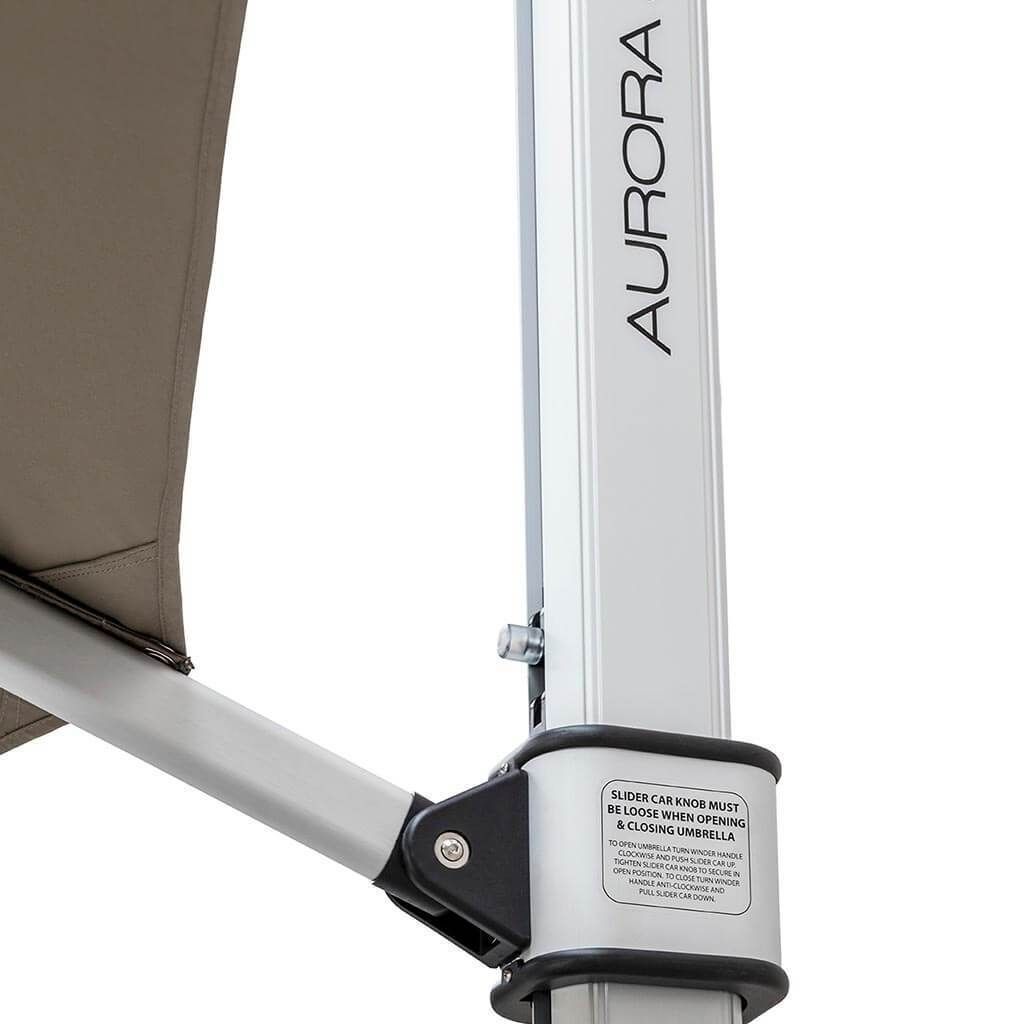 澳洲 | Instant Shade | The Aurora | 輕盈優雅懸臂吊傘 3.5M 八角形
