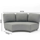 Outdoor sofa set with weather-resistant cushions | 户外沙发套装，配有耐候座垫 | 户外梳化套裝，配有耐候座墊