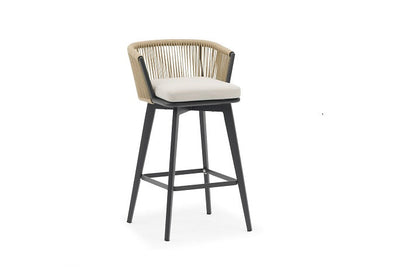 Couture Jardin | Diva | Outdoor Bar Stool -- Brown Color