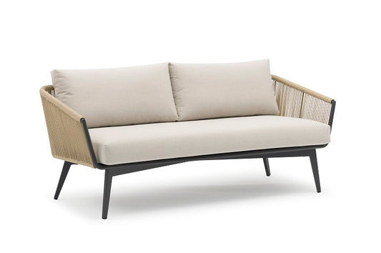 Couture Jardin | Diva | Outdoor Three-seat Sofa -- Brown Color