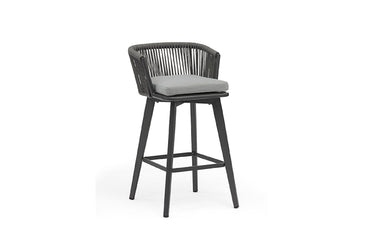 Couture Jardin | Diva | Outdoor Bar Stool -- Anthracite Color