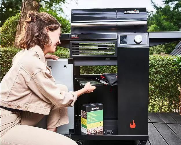 The Char Broil SMART E Electric GRILL Black Patio Mart