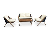 Rainer Outdoor 4 Seater Rope Sofa Set