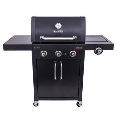 The Char-Broil COMMERCIAL SERIES™ TRU-INFRARED™ 3-BURNER GAS GRILL - Black