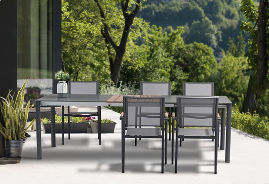 Polo Outdoor Extension Dining Set