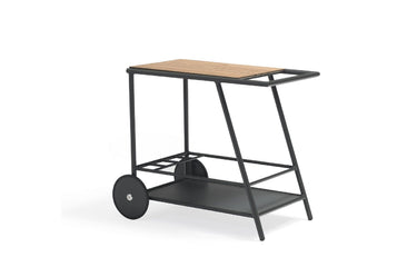 Couture Jardin | Zoom | Outdoor Trolley - Aluminum Anthracite / White